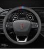 Genuine Leather Non-slip Steering Wheel Cover for Hongqi H5/H7/H9/HS7/HS5/E-HS9 - Four Seasons Universal Fit