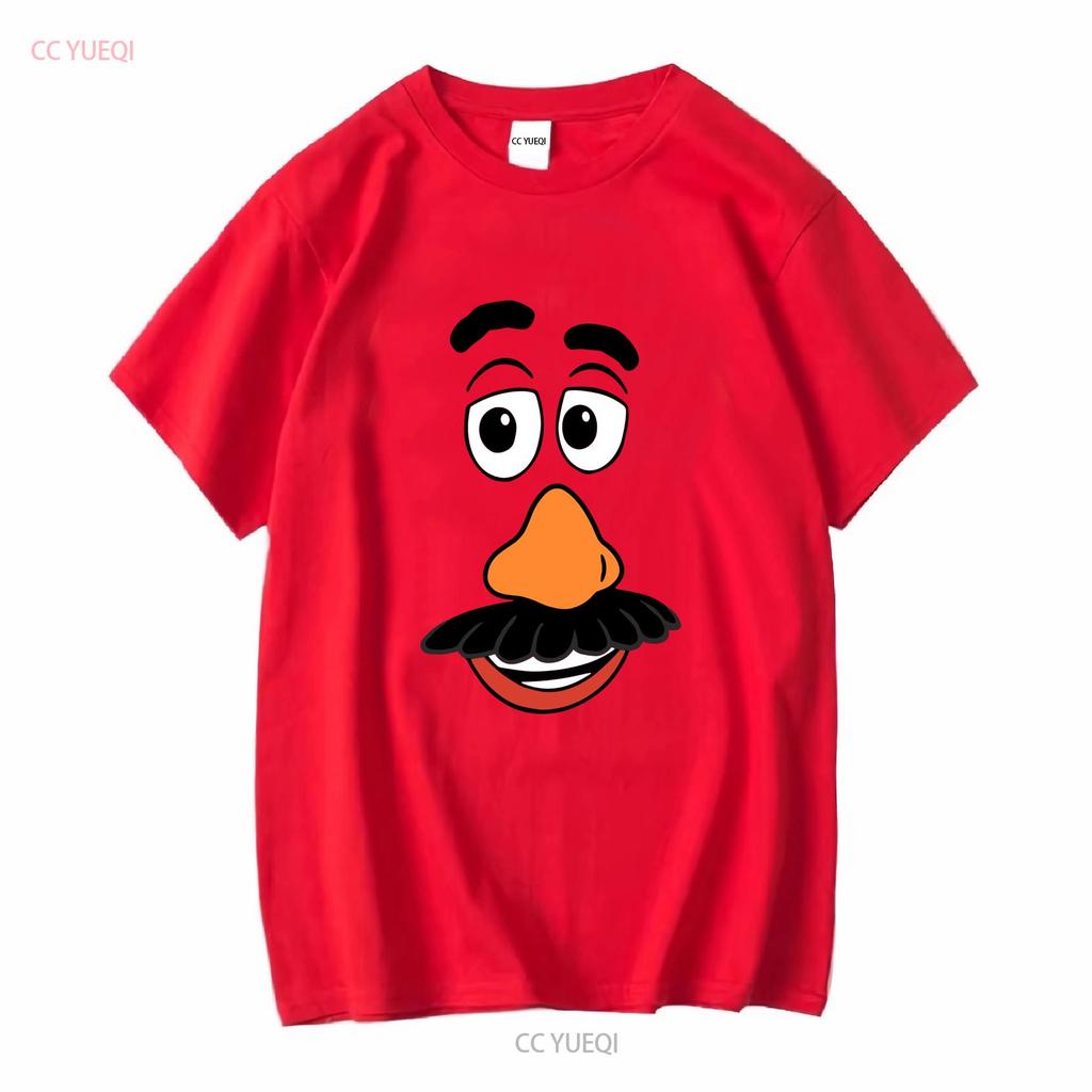 Mr Potato Head Face Couples Halloween Costume T Shirt vintage Washed Stretched designer clothes Soft Top For Everyday Wear