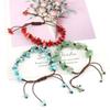 Natural Crystal Agate Gravel Hand-Woven Bracelet Bracelet, Adjustable B30
