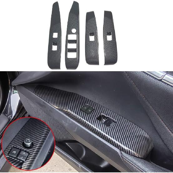 Kolya Interior Door Window Switch Panel Cover Window Control Button Trim For Toyota Camry 8Th 9Th Gen Accessories 2018      2024 2025 (For Left Hand
