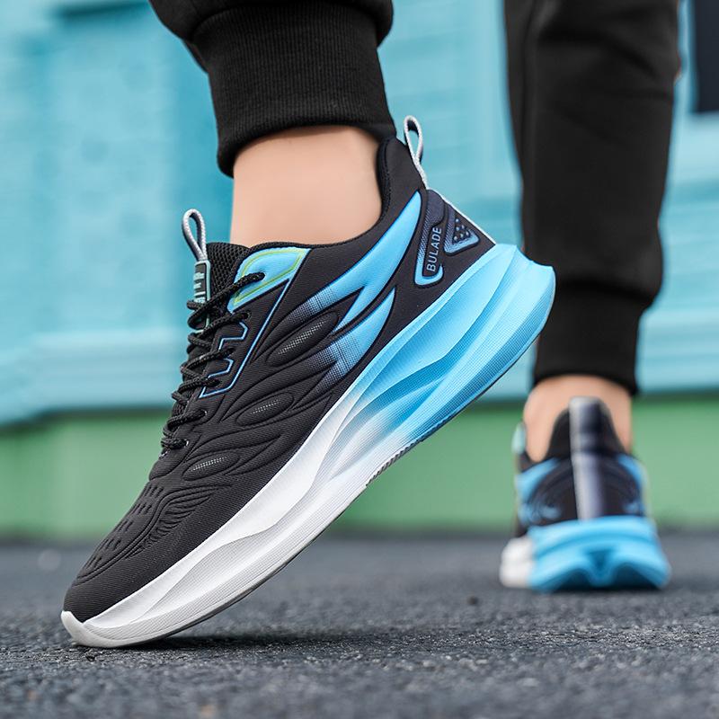 Autumn and winter foreign trade large size new sports shoes men's eye casual running shoes lightweight mesh breathable casual shoes