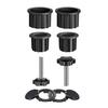 6/8/12Pcs Umbrella Stand Parts Replacement Weather-Resistant Parasol Stand Accessories Heavy Duty Umbrella Base Bracket with M8 Screws
