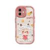Applicable To Apple 15 Mobile Phone Case Iphone14pro Cute Oil Painting Lamb 13 Full Cover Anti-fall 12 Transparent Xs/xr