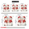 2pcs,2D Plane Printing Creative Curtains Cute Snowman Christmas Winter (2) Durable 100% Polyester Fabric (without Rod) Room