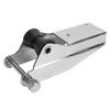 Boat Anchor Roller Stainless Steel 200mm Polished Bow Roller Holder for Yacht Trailer Marine with Spring Pin