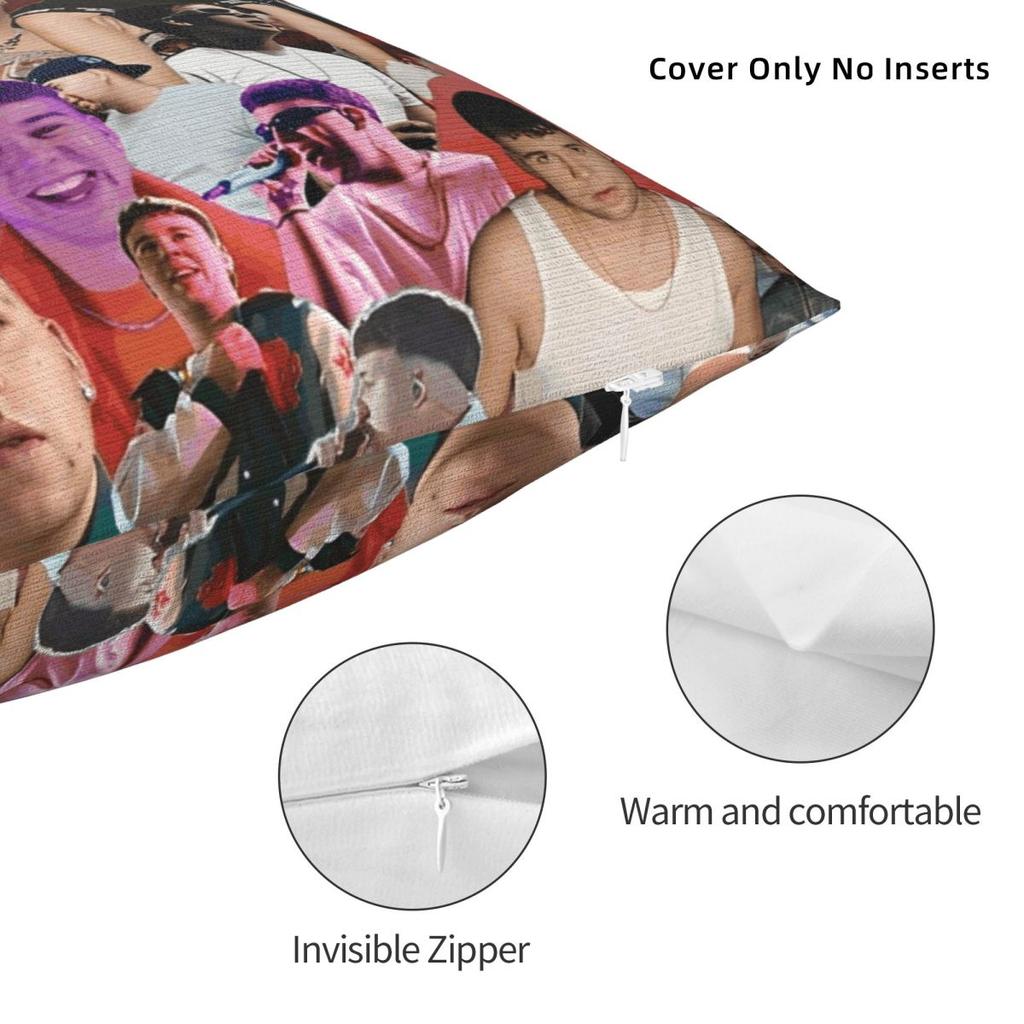 Rapper Quevedo Spaanse Zanger Kussensloop Nieuwigheid Kussensloop Vierkant Grafisch Kussensloop Kussenslopen Voor Bank Huisdecoratie