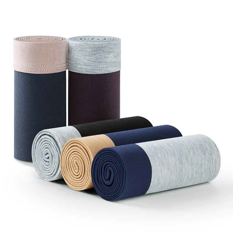 Men's Underwear Seamless Sexy Plus Size Flat Corner Pants Loose Youth Mid Waist Four Corner Pants