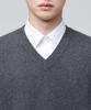 Musinsa Standard Lambswool V-Neck Knit Vest [Medium Gray]
