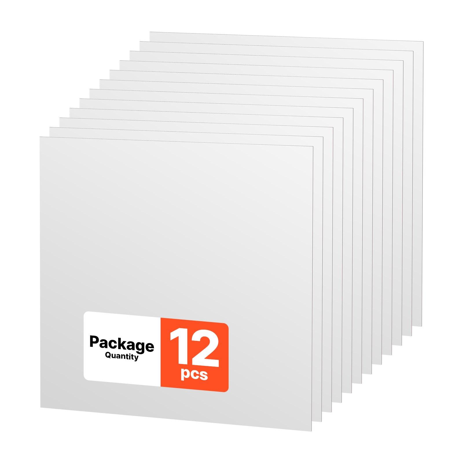 VEVOR 605x605mm PVC Ceiling Tiles 12-Pack