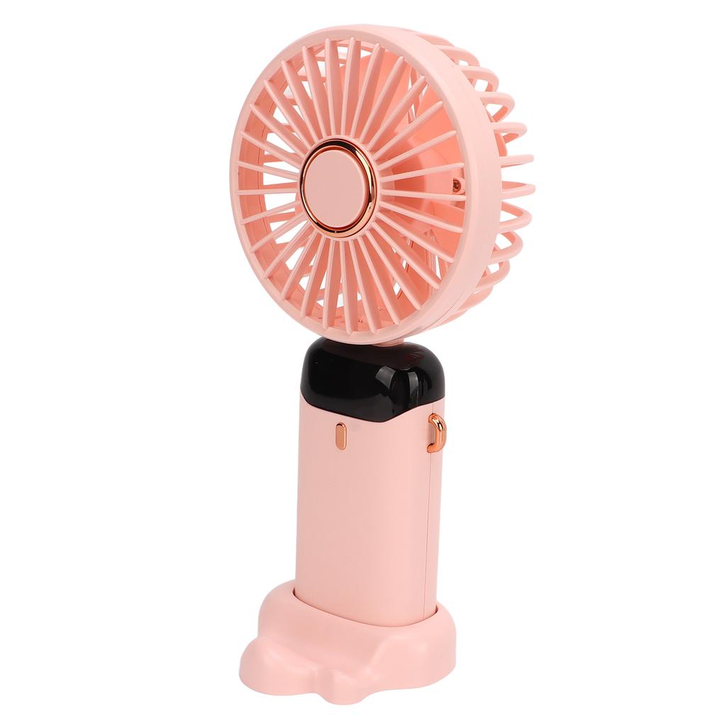 Neck Fan 5 Speed Mode Strong Airflow LED Battery Indicator Detachable Hands Free USB Handheld Fan