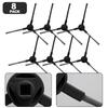 8 Piece Side Brush Kit For Uninell UR3 Robot Vacuum Cleaner, Plastic Nylon Replacement Accessories For Edge And Corner Cleaning