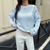 European and American Y2K Spice Girls Solid Color Long Sleeve Sweater Wool Women's Autumn