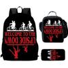Monster Story Schoolbag High Definition Multi-Function Oxford Lightweight Backpack