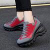 Casual and comfortable mesh shoes thick-soled heightening cotton shoes