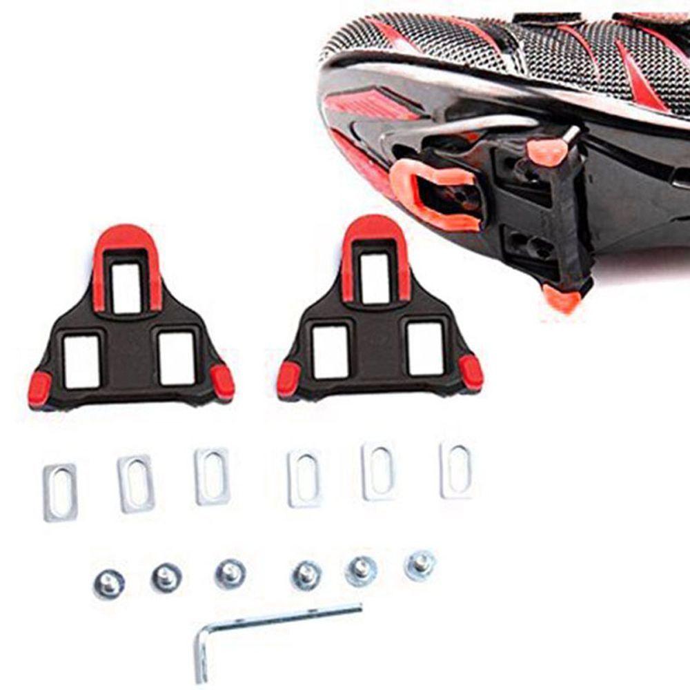 0/2/6 Degrees Cycling Shoes Cleat Pedals Plate Clip Bicycle Pedal Cleats  Cycling Shoes