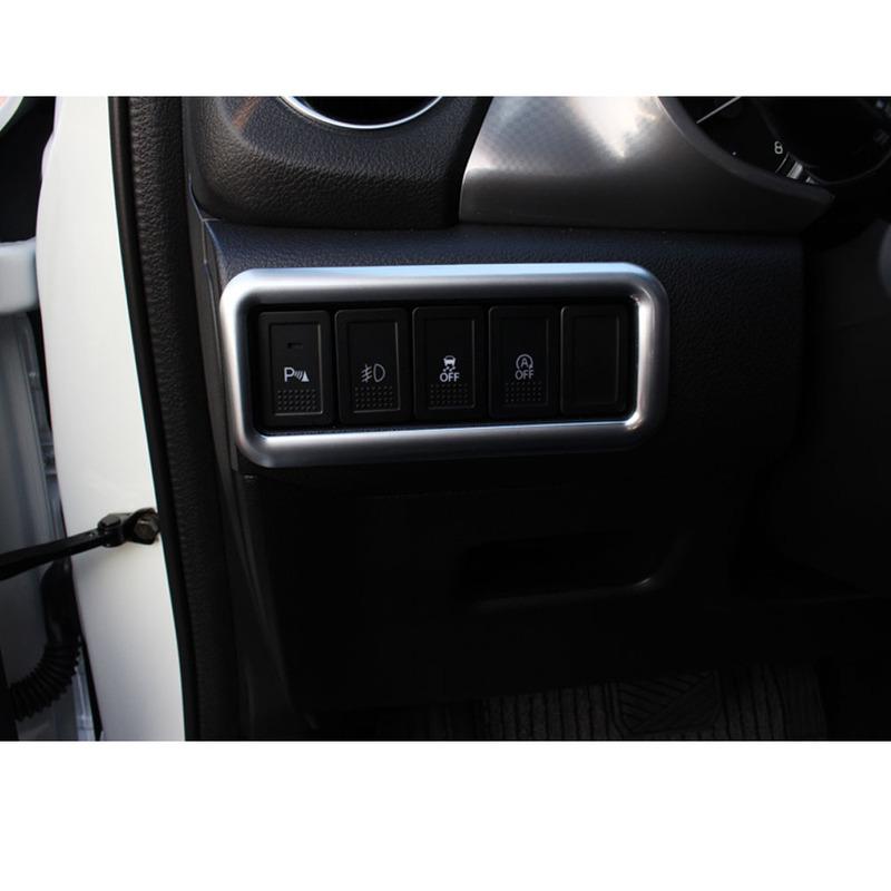 

For Suzuki Vitara Escudo 2016 2017 2018 Detector Styling ABS Stick Front Head Fog Light Switch Button Trim Frame Lamp