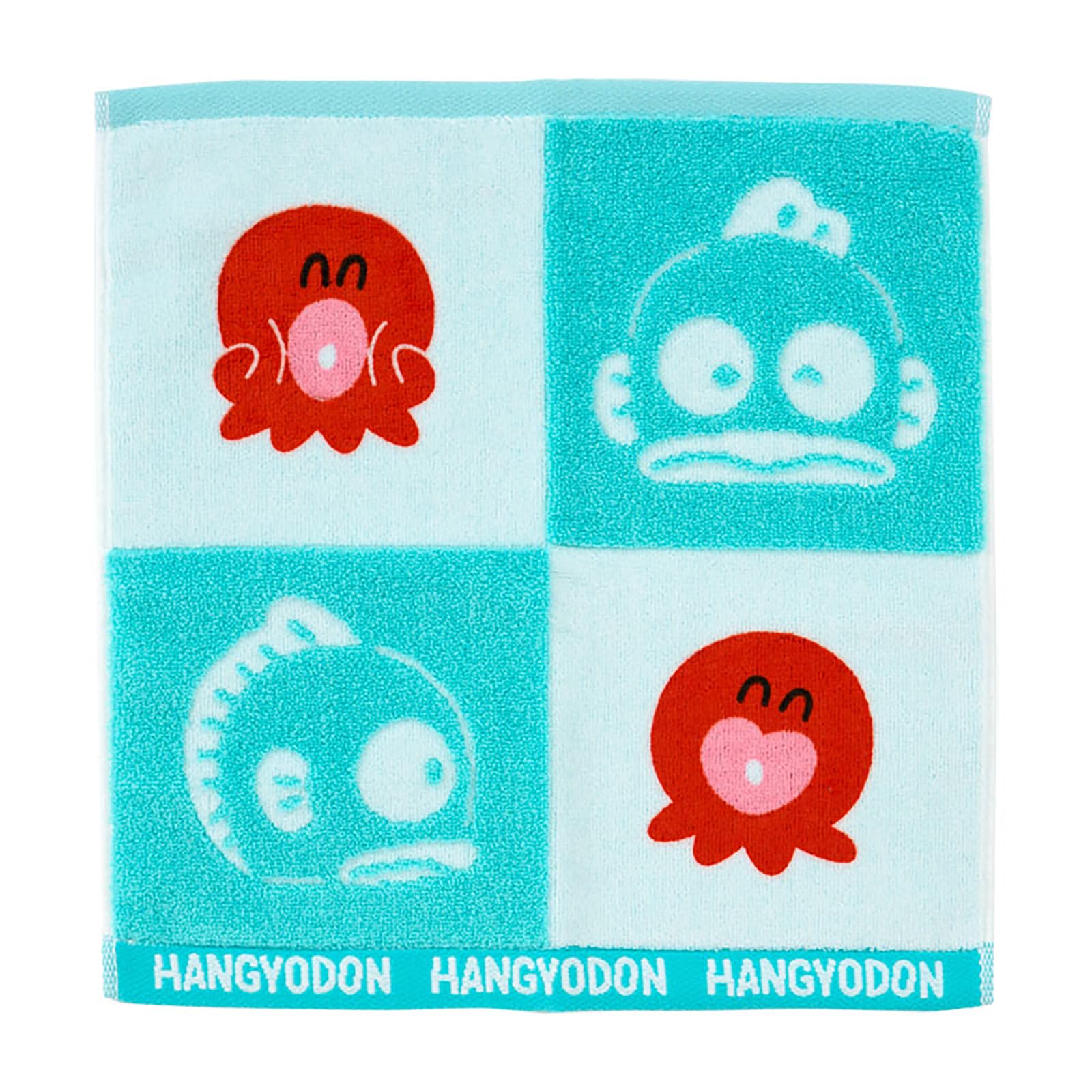Sanrio Hand Towel Funny Face Hangyodon 754081 (Hangyodon & Badtz-Maru Design)