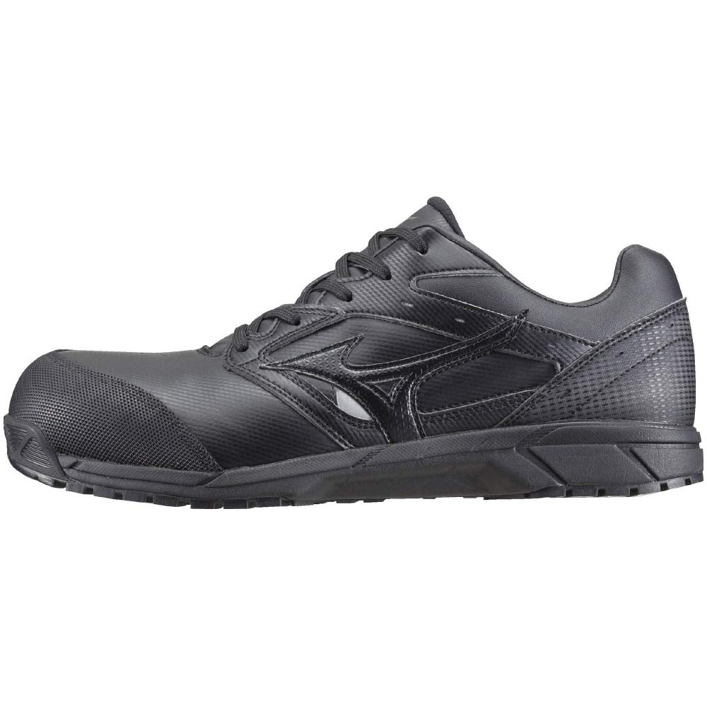 Mizuno CS Safety Synthetic Work Size 27 3E All-Mighty Shoes, Lightweight, Leather, Laces, JSAA/Standard (Type A), Black, Cm,