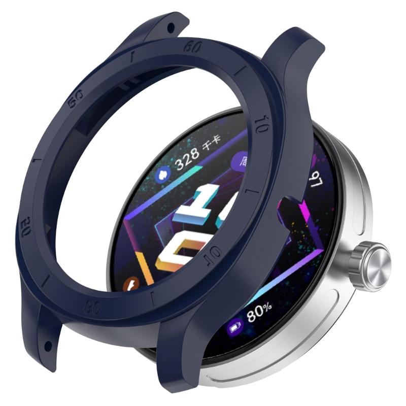 Protective Shell Fit for Smartwatch Protective Frame Cover Smartwatch Replacement Half-Coverage Case Hoiusing