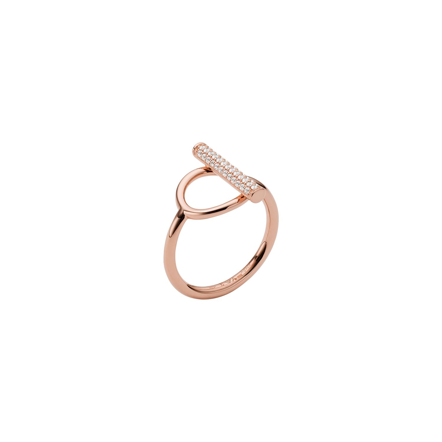 

Emporio Armani Fashion Versatile Silver Ring Women jewelry EG3519221 Basic Packaging,6.5
