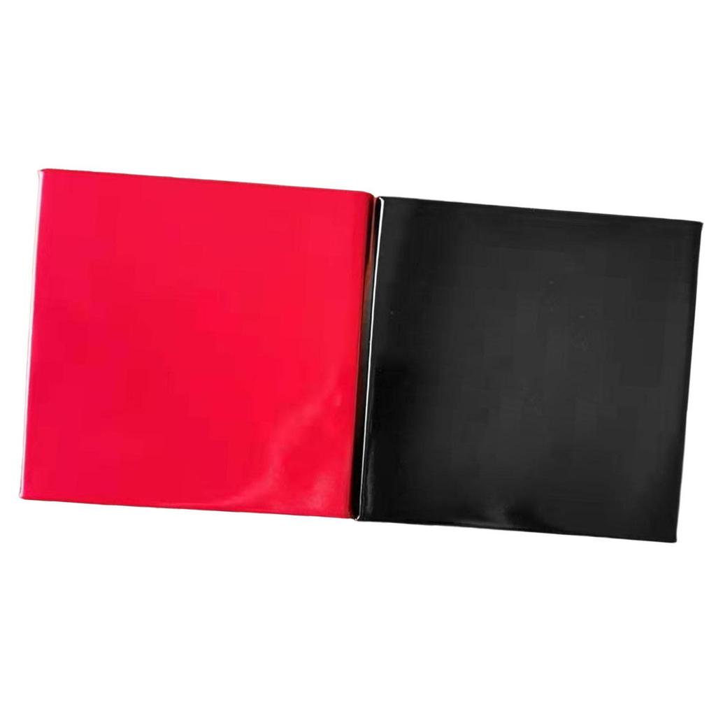 Armwrestling Tischauflagen Matte Schwarz und Rot Ellbogenschutz für Training Fitness