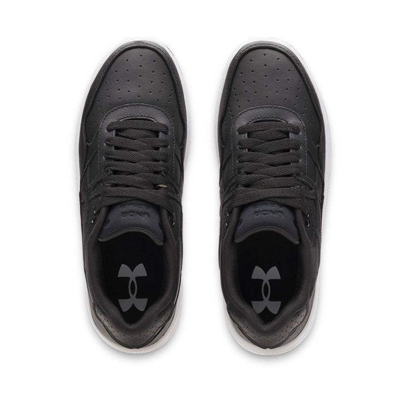 Under Armour UA Court 96 Sport Versatile Fashion Durable Low-Top Lifestyle Casual Shoes Women sneakers Black 6011310-002