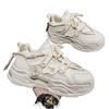 Guochao Men's Shoes Spring New Breathable Mesh Shoes Men's Trend Versatile Platform Sports Shoes Casual Dad Trendy Shoes