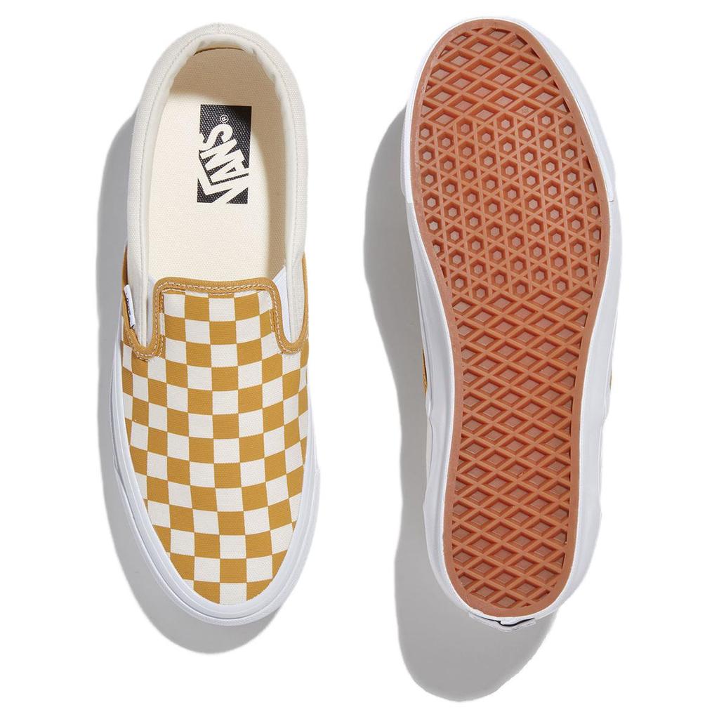 Vans Premium Slip-On 98 Checkerboard - Harvest Gold Unisex Sneakers VN000CSEBL2