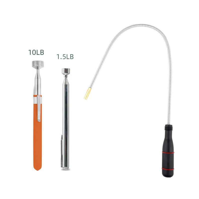 Telescopic Magnetic Pick Up Tool Magnet Retrieval Stick (1.5LB 5LB 10LB 15LB) for Car Repairing Machinery Maintenance Car Tools