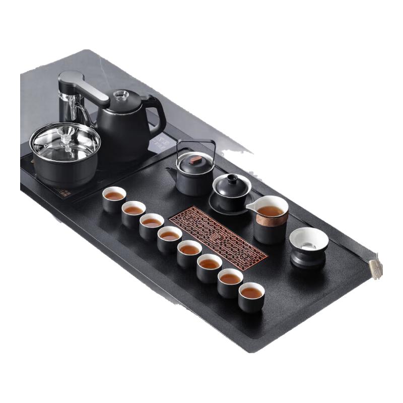 

Automatic Kung Fu Tea Set with Integrated Tea Tray