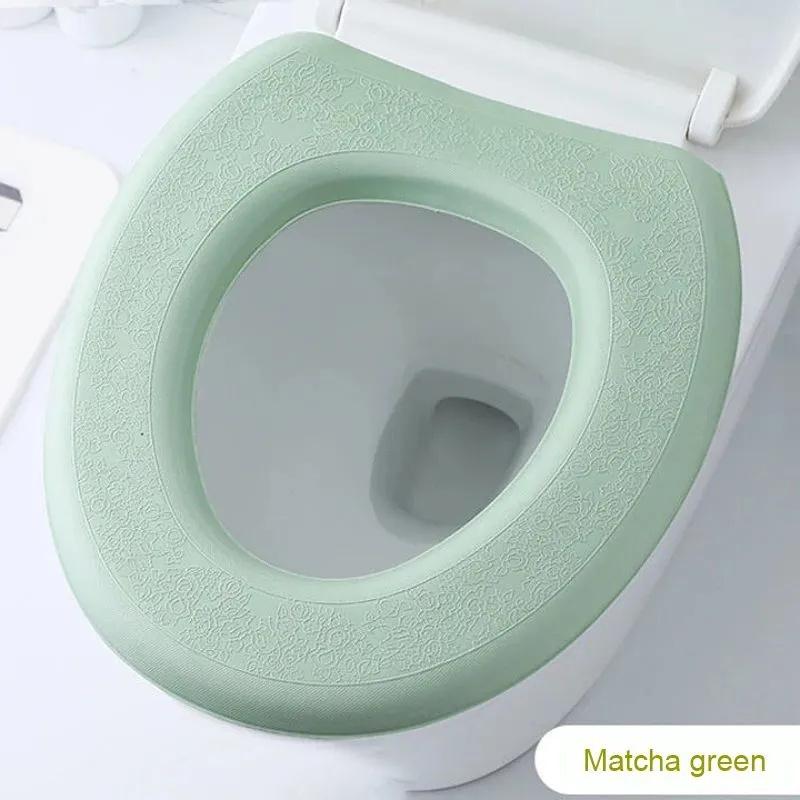 EVA Toilet Mat Waterproof Household Toilet Seat Cushion Foam Thickened Four Seasons Universal Toilet Cover Toilet Gasket