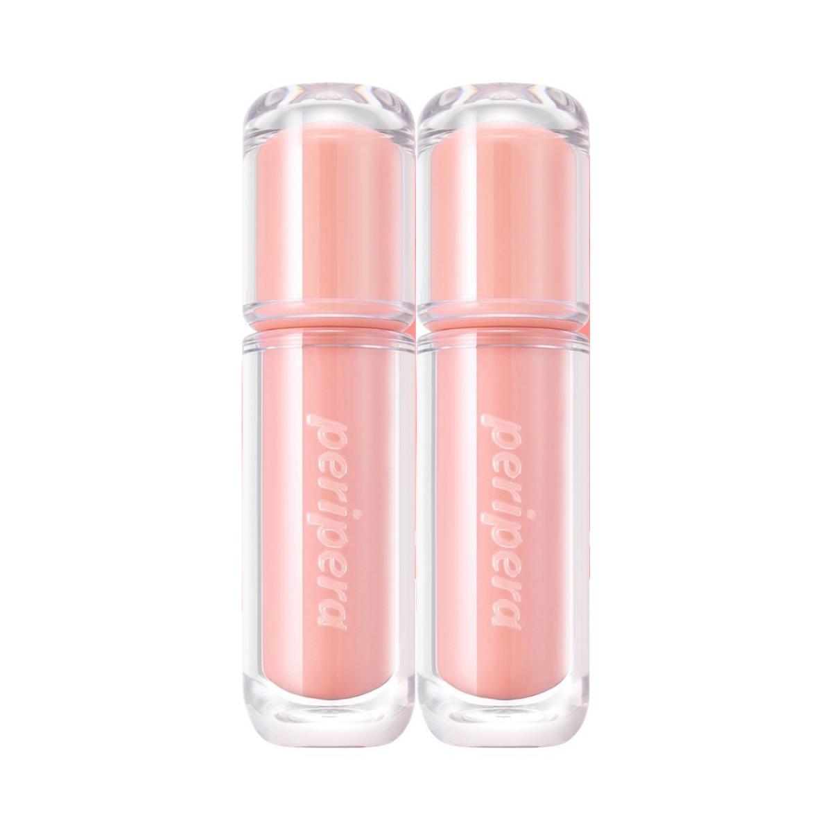 

Peripera Ink Mood Glowy Tint 26AD, #002 Coral Influencer, 4g (2EA) - Refreshing Dewy Lip Stain Set