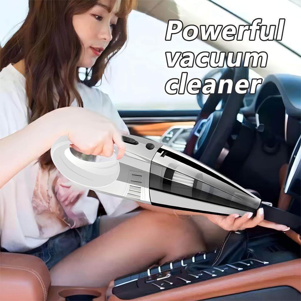 Großer, kabelgebundener Autostaubsauger mit starker Saugkraft, verschiedene Zubehörkombinationen für die Autoreinigung