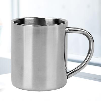 Stainless Steel Mug Japanese Low Bottom Natural Beer Breakfast Milk Cup Jujube Tumbler with Handle Home Drinkware