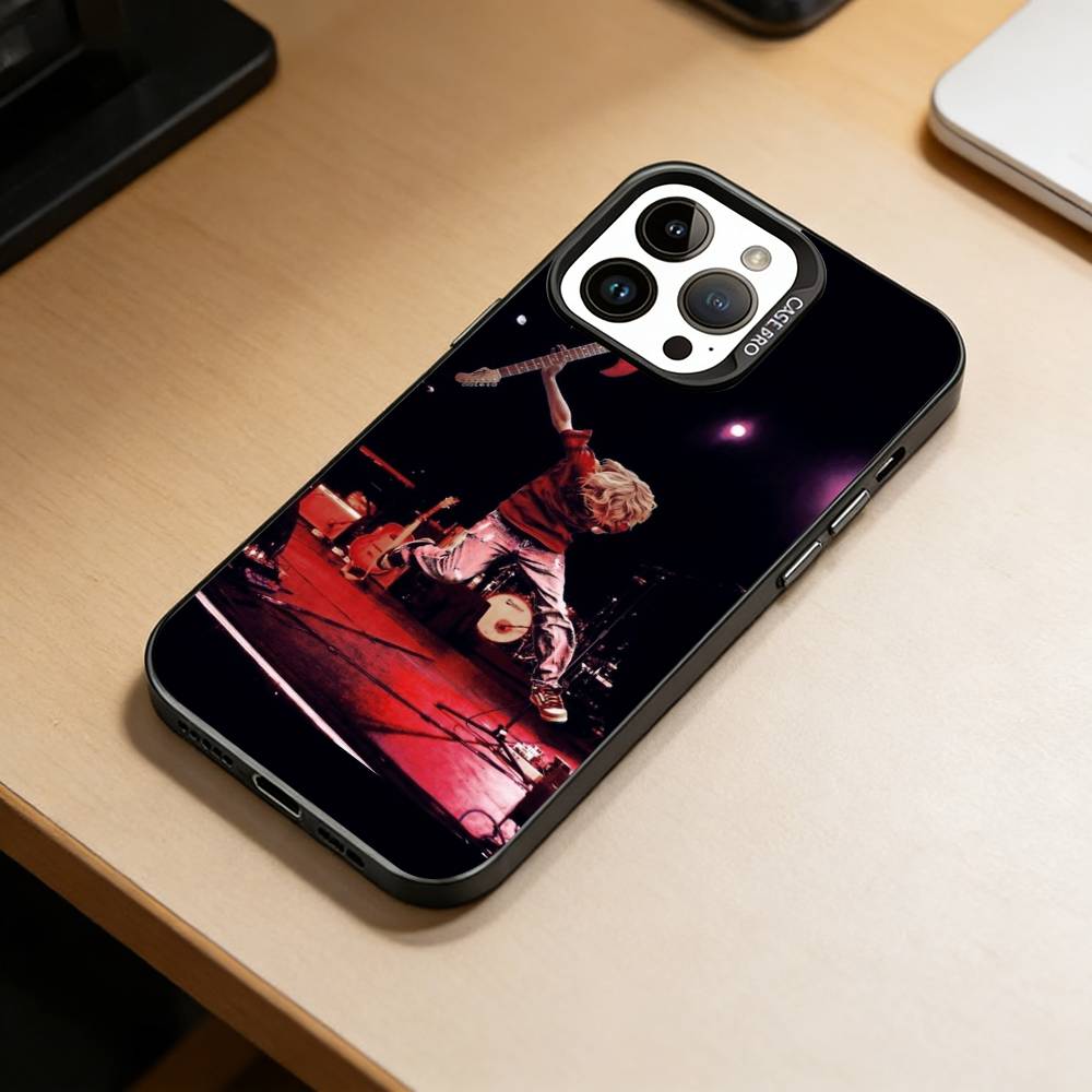 

N-Nirvana Phone Case For iPhone 17,16,15,14,13,12,11 Plus,Pro Max,XS,Colorful Silver Phone case Funda Cover iPhoneXSMAX