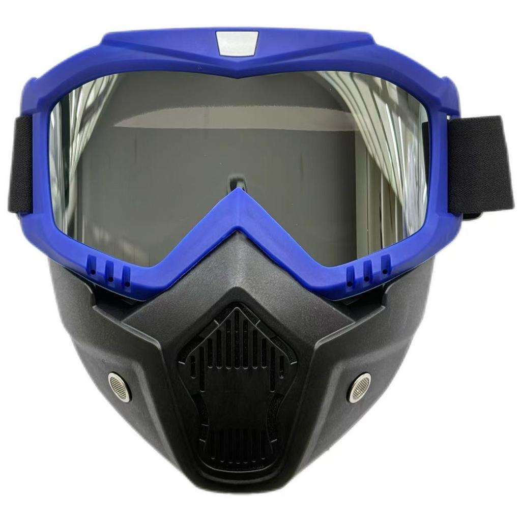 Retro Fashion Cycling Glasses: Windproof, Dustproof, Impact Resistant, Full Face Protection