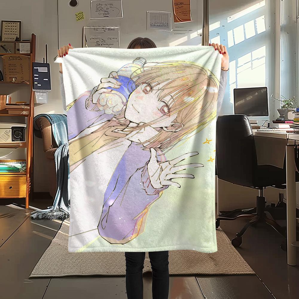 1PC A Silent Voice Print Flannel Blanket, High quality All Seasons, Home Decor, Warmth and Comfort, Perfect for Christmas Gifts