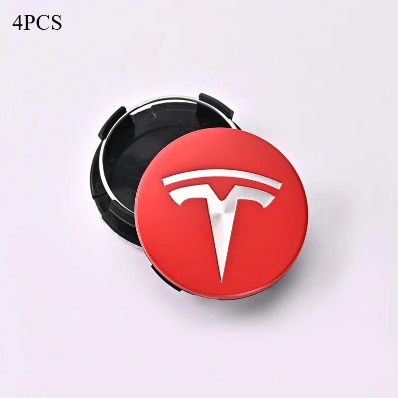 AMY1 4pcs/set 56mm Tesla Model 3 Model Y Original Covers Hub Caps Wheel Center Caps for Tesla Model Y X S Original Auto Accessories