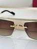 Fashionable Unisex Rimless Metal Sunglasses CT0550S with UV Protection