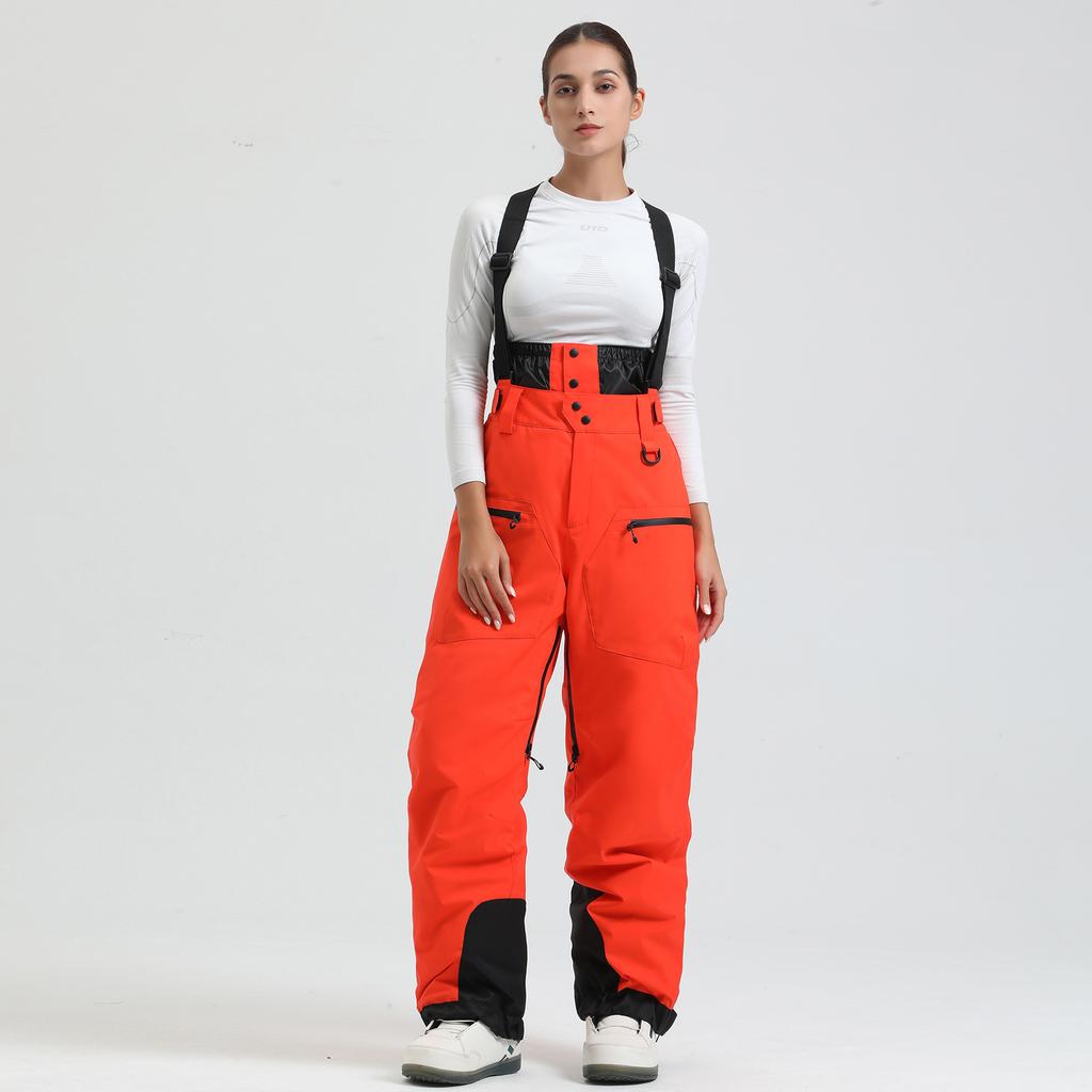 2025 New Unisex Ski Pants Women Windproof Waterproof Snow Pant Warm Breathable Thickened Winter Outdoor Snowboarding Trousers