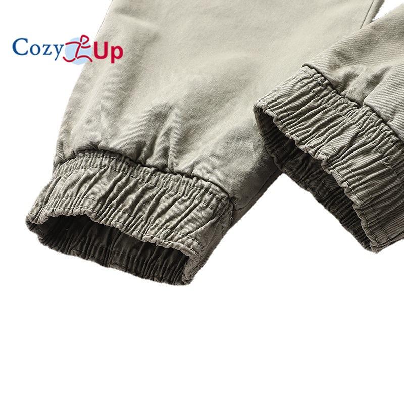 Cozy Up Mens Cargo Pants with Pocket Tapered Stretch Twill Cotton Slim Fit Work Camo Jogger Pants for Men