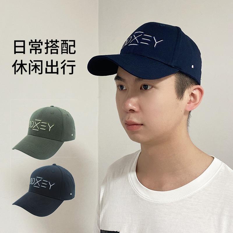 Spring and Summer Cotton Embroidered Baseball Cap for Men and Women Versatile Soft Top Cap Print Tide