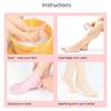1 Pair Silicone Moisturizing Gel Heel Socks Cracked Foot Skin Care Protector