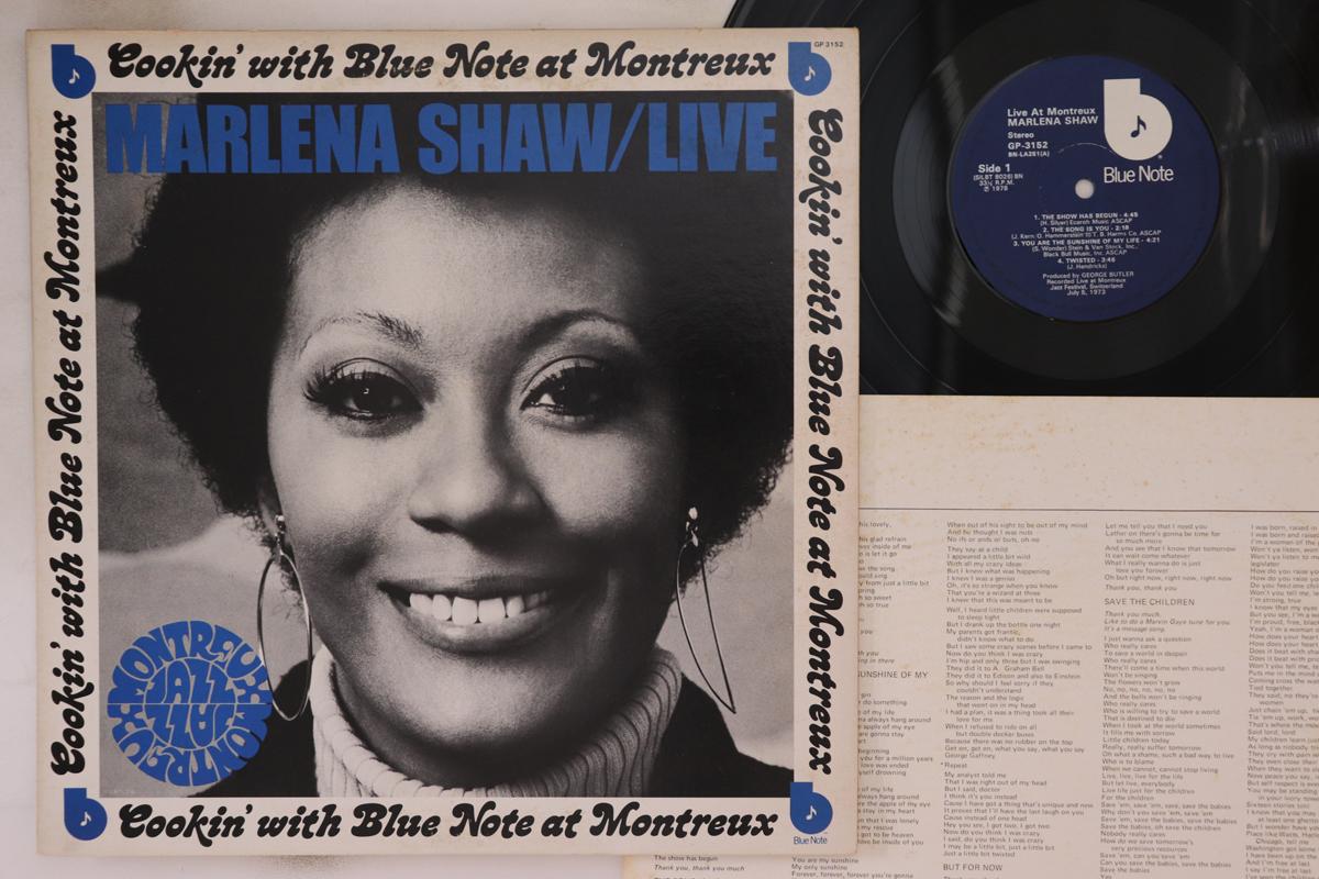 

LP Record MARLENA SHAW - Live At Montreux GP3152 Blue Note 1978 Japan Jazz Used