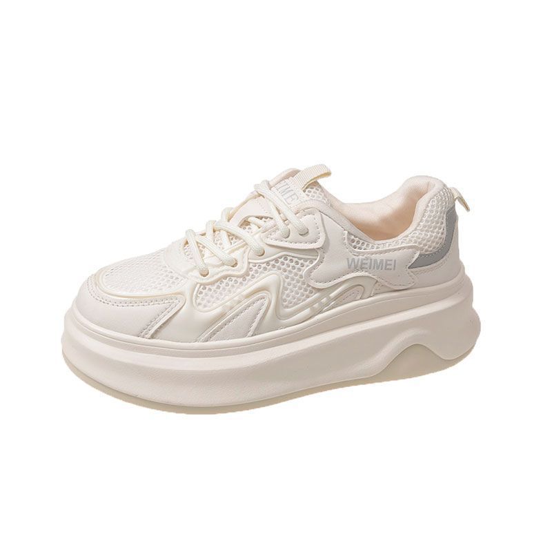 Versatile Platform Casual Board Shoes Sports Dad Shoes Women's New Summer Breathable Mesh Shoes Mesh Women