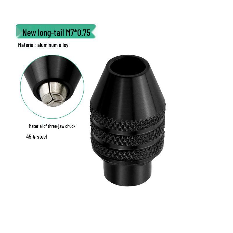 Mini Electric Grinder Flexible Shaft with 3-Claw Drill Chuck (0.3-3.2mm)