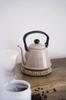 Nodahoro Drip Kettle II, Enamel, Induction Compatible, Heat Resistant, Beige, 2L, DK-200 BE