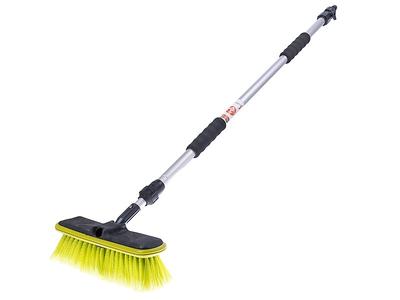 Strömungsbürste 25 cm / 10" mit Teleskopstiel 95 - 165 cm mit Ventil