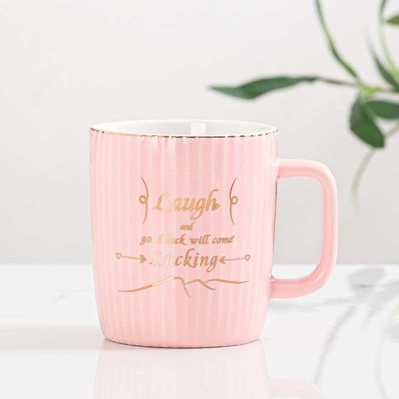 Creative Simple Ceramic Cup Ins Style Mug Coffee Cup Gift Box