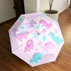 1pc Dinosaur Stickers for Party Favor Bags Umbrella with Plastic Handle,Suitable for All Seasons Home Travel Outdoor UmbrellaDD1445